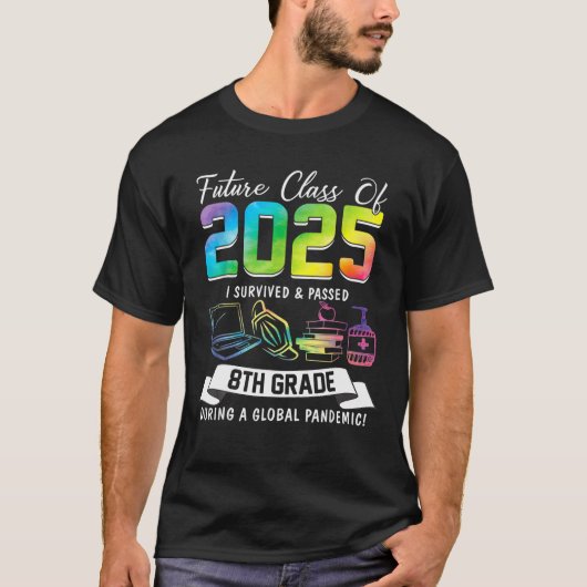 2025年のFuture Class Iは生き延び8級Gに合格 Tシャツ (正面)