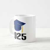 2025年のGraduate Hat Giftクラス コーヒーマグカップ (正面左)