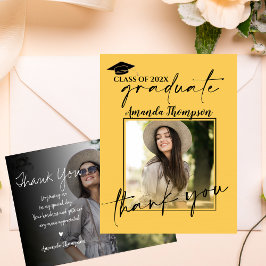 2025年のScript Graduation Photoありがとう ポストカード