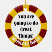 2025年のStar Class (Add Name)卒業 セラミックオーナメント (裏面)