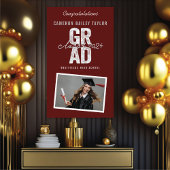 2025年はっきりした写真卒業パーティーのGRADクラス 横断幕