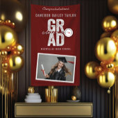 2025年はっきりした写真卒業パーティーのGRADクラス 横断幕