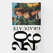 2025年はっきりした写真卒業 横断幕 (縦)