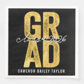 2025年はっきりした金フォイル卒業モダンパーティー (正面)