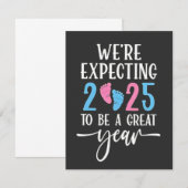 2025年は素晴らしい年になる 期待のカップル ノートカード (正面/裏面)