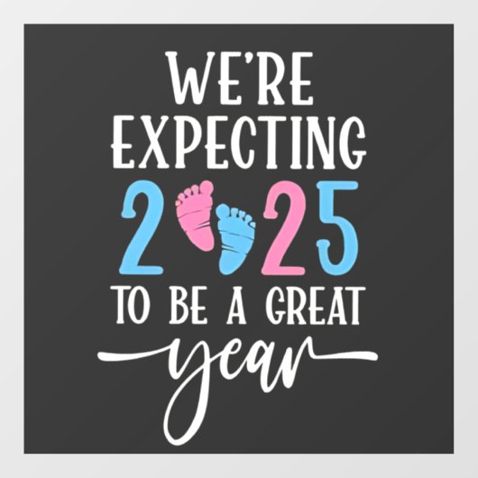 2025年は1年間のカップル素晴らしになる ウィンドウサイン (シート)