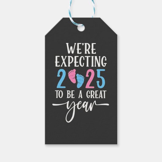 2025年は1年間のカップル素晴らしになる ギフトタグ (正面)