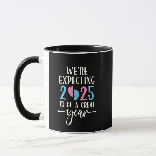 2025年は1年間のカップル素晴らしになる マグカップ (左)