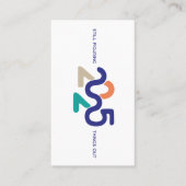 2025年も物事を把握している 名刺 (正面)