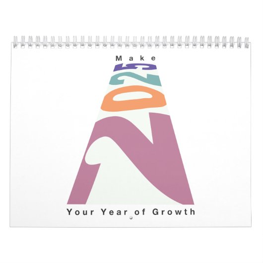 2025年を成長の年にする カレンダー (カバー)
