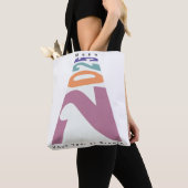 2025年を成長の年にする トートバッグ (クローズアップ)