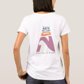 2025年を成長の年にする Tシャツ (裏面)