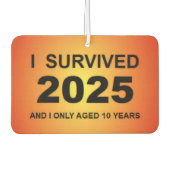2025年を生き延びた カーエアーフレッシュナー (正面)