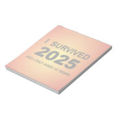 2025年を生き延びた ノートパッド (回転)