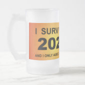 2025年を生き延びた  フロストグラスビールジョッキ (左)