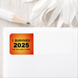 2025年を生き延びた ラベル