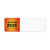 2025年を生き延びた ラベル (正面)