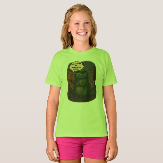 2025年を生き抜く: ディノスタイル Tシャツ (正面フル)