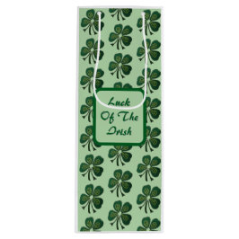 2025年アイルランドの緑のシャームロックの幸運 ワインギフトバッグ