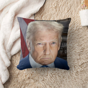2025年アメリカ大統領ドナルド・トランプの写真 クッション