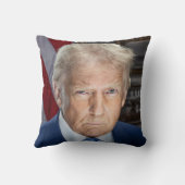 2025年アメリカ大統領ドナルド・トランプの写真 クッション (裏面)