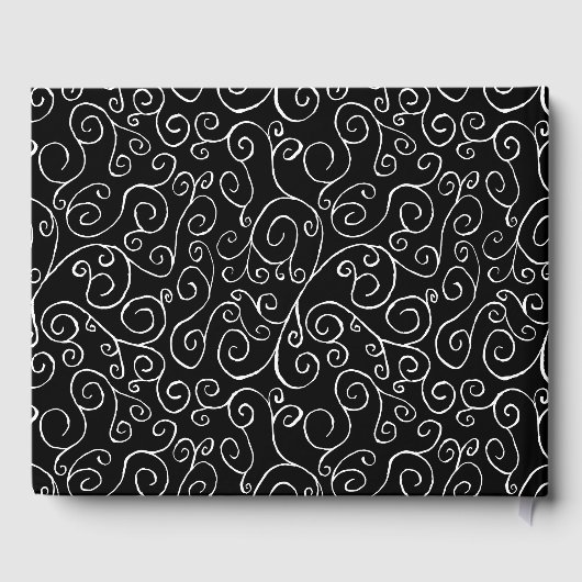 2025年エレガントの写真パターン卒業クラス ゲストブック (裏面)