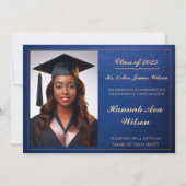 2025年エレガントクラス卒業発表 招待状 (正面)