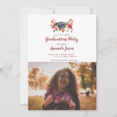 2025年エレガント写真二期卒業パーティー 招待状 (正面)