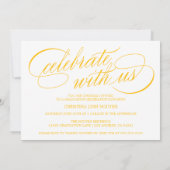 2025年エレガント写真卒業のスクリプトクラス 招待状 (裏面)