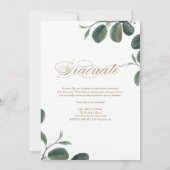 2025年エレガント写真卒業のスクリプトクラス 案内状 (裏面)