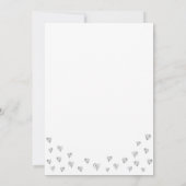 2025年エレガント卒業の白銀クラス 招待状 (裏面)