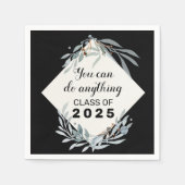 2025年エレガント卒業パーティー植物学級 スタンダードカクテルナプキン (正面)