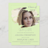 2025年エレガント卒業プログラムのクラス 招待状 (正面/裏面)