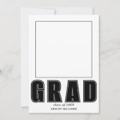 2025年エレガント卒業写真のGRADクラス 招待状 (正面)