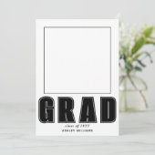 2025年エレガント卒業写真のGRADクラス 招待状 (スタンド正面)