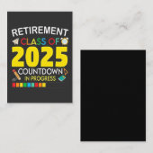 2025年カウントダウン処理中の除・売却クラス ノートカード (正面/裏面)