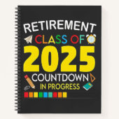 2025年カウントダウン処理中の除・売却クラス ノートブック (正面)