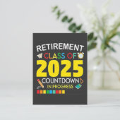 2025年カウントダウン処理中の除・売却クラス ポストカード (スタンド正面)
