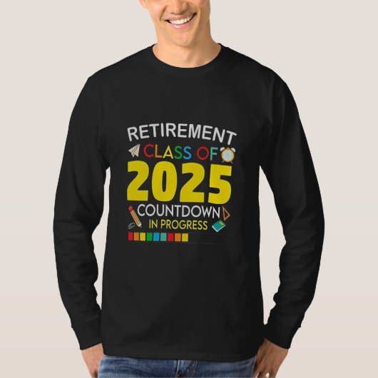 2025年カウントダウン処理中の除・売却クラス Tシャツ (正面)