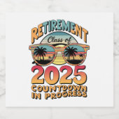 2025年カウントダウン進行中の除・売却クラス ビールラベル (シングルラベル)