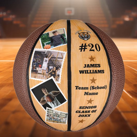 2025年カスタムのバスケットボール卒業生クラス写真 ミニバスケットボール