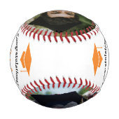 2025年カスタムの卒業写真クラス | オレンジ 野球ボール (裏面)