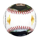 2025年カスタムの卒業写真クラス | ゴールド 野球ボール (裏面)