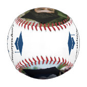 2025年カスタムの卒業写真クラス | ネイビー 野球ボール (裏面)