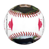 2025年カスタムの卒業写真クラス | レッド 野球ボール (裏面)