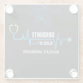 2025年カスタムの将来の医師クラス ガラスコースター (裏面)