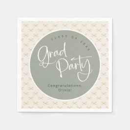 2025年カスタムの金ゴールドクラスパーティー スタンダードカクテルナプキン