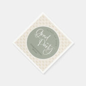 2025年カスタムの金ゴールドクラスパーティー スタンダードカクテルナプキン (角)