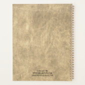 2025年カスタム会社ロゴシンプル事務所 プランナー手帳 (裏面)