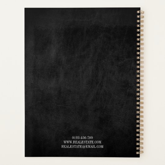 2025年カスタム会社ロゴシンプル事務所 プランナー手帳 (裏面)